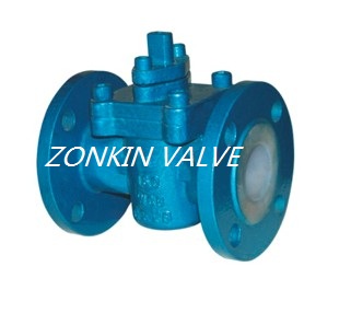 PTFE Lining Plug Valve