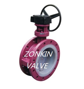 PTFE Lining Butterfly Valve