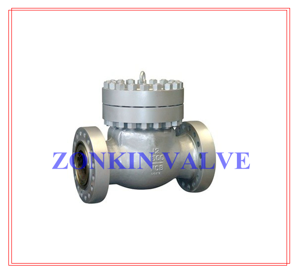 High Pressure WCB SS Flanged Swing Check Valve Class 600 900