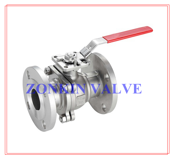 Full Reduced Bore WCB SS304 Floating Flanged Ball Valve DN100 Class 150 300 600