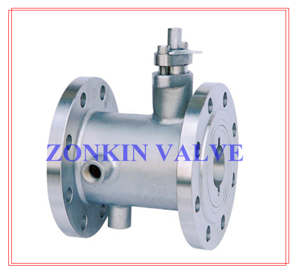 SS WCB Steam Flanged Insulation Jacket Ball Valve DN50 PN16 Class 150