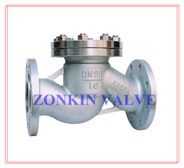 WCB SS Lift Type Flanged Check Valve DN100 200 300 PN16 PN25