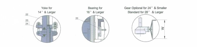 Cast Steel Gate Valve drawing