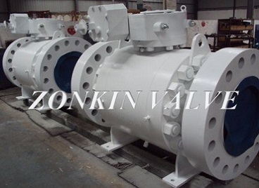 Cast Steel Forged Steel Trunnion Mounted Ball Valve